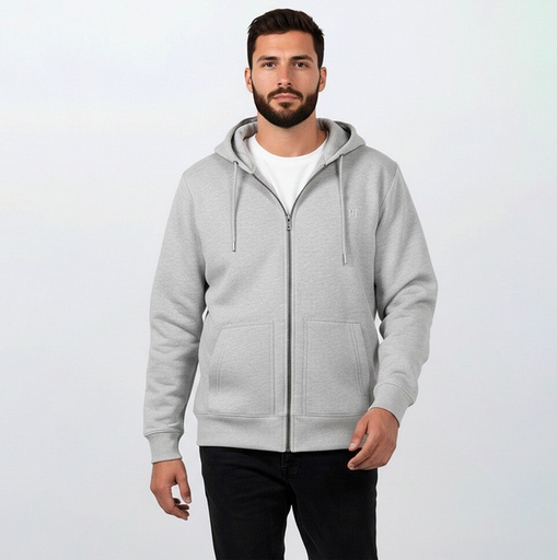 Organic Heavyweight Zip Modern Hoodie