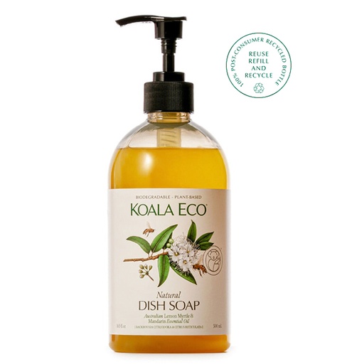[KOA25DS1] Dish Soap, Lemon Myrtle, Mandarin Essential Oil